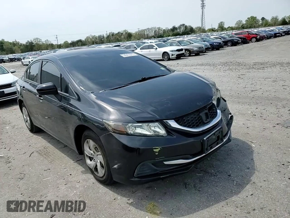 2015 Honda Civic Sedan LX with VIN 19XFB2F51FE044088, listed as a Copart auction lot 53043375 with 113,393 mi miles and Salvage Title. Bid and sale history available at carsss.com. Image 11.