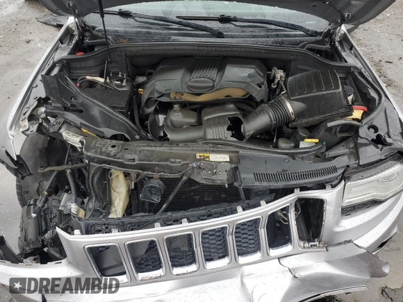 2014 Jeep Grand Cherokee Overland with VIN 1C4RJECG9EC341865, listed as a Copart auction lot 44354615 with 141,601 mi miles and Salvage Title. Bid and sale history available at carsss.com. Image 13.