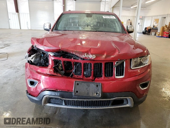 2014 Jeep Grand Cherokee Limited with VIN 1C4RJFBGXEC386224, listed as a Copart auction lot 60318815 with 136,076 mi miles and Salvage title. Bid and sale history available at DreamBid. Image 5.
