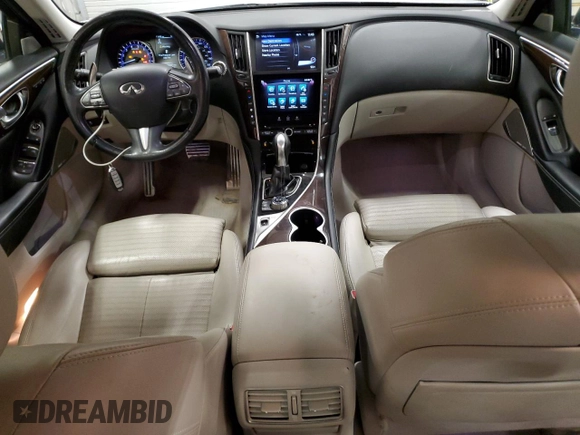2017 Infiniti Q50 Red Sport 400 с VIN JN1FV7ARXHM871562, выставлен на аукционе Copart как лот 56331735 с пробегом 94 061 миль миль и Списание • Salvage title. История ставок и продаж доступна на DreamBid. Изображение 8.