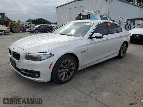 2016 BMW 5 Series 528i with VIN WBA5A5C57GG352367, listed as a Copart auction lot 54202325 with 90,284 mi miles and Salvage title. Bid and sale history available at DreamBid. Image 1.