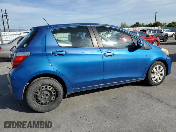 2012 Toyota Yaris L z VIN JTDKTUD32CD507510, wystawiony jako Copart lot #58441335 z przebiegiem 123 872 mil mil oraz Szkoda całkowita • Salvage title. Historia ofert i sprzedaży dostępna na DreamBid. Obrazek 3.