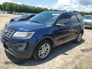 2017 Ford Explorer XLT with VIN 1FM5K7DH2HGA30124, listed as a Copart auction lot 60758815 with 97,886 mi miles and Salvage title. Bid and sale history available at DreamBid. Image 1.