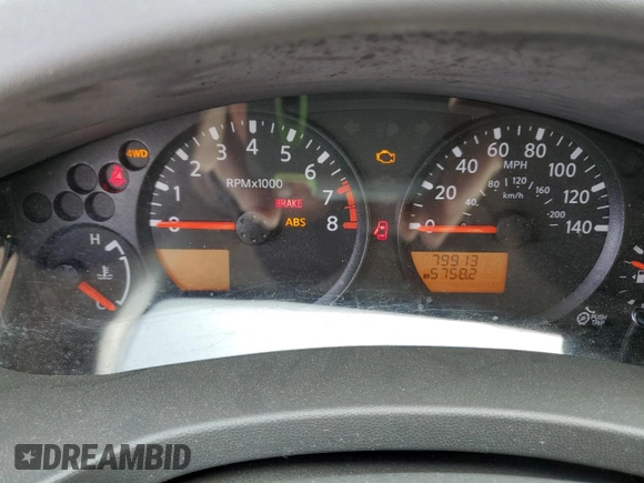 2020 Nissan Frontier SV with VIN 1N6ED0EB5LN704199, listed as a Copart auction lot 59577125 with 79,913 mi miles and Salvage title. Bid and sale history available at DreamBid. Image 9.