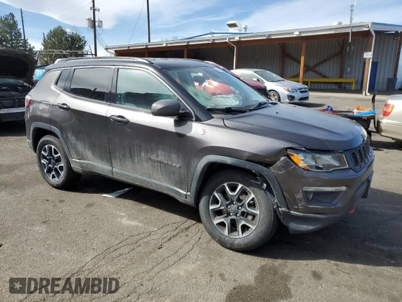 2019 Jeep Compass Trailhawk with VIN 3C4NJDDB2KT799842, listed as a Copart auction lot 50092085 with 86,114 mi miles and Salvage Title. Bid and sale history available at carsss.com. Image 4.