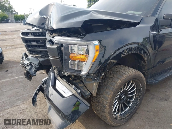 2023 Ford F-150 XL with VIN 1FTFW1E5XPFA81258, listed as a IAAI auction lot 42480441 with 34,950 mi miles and . Bid and sale history available at DreamBid. Image 18.