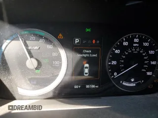 2017 Hyundai Sonata Hybrid SE with VIN KMHE24L13HA045818, listed as a Copart auction lot 41000244 with 95,186 mi miles. Bid and sale history available at carsss.com. Image 9.