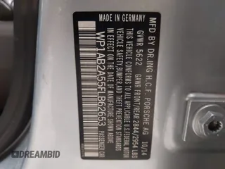 2015 Porsche Macan S with VIN WP1AB2A55FLB62653, listed as a IAAI auction lot 41733814 with 83,931 mi miles and . Bid and sale history available at DreamBid. Image 9.