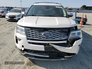 2018 Ford Explorer Platinum with VIN 1FM5K8HT8JGB32408, listed as a Copart auction lot 59819545 with 128,045 mi miles and Salvage title. Bid and sale history available at DreamBid. Image 5.