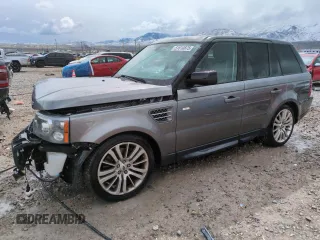 2009 Land Rover Range Rover Sport SC with VIN SALSH234X9A203795, listed as a Copart auction lot 51610875 with 168,112 mi miles and Salvage Title. Bid and sale history available at DreamBid. Image 1.