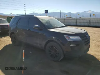 2018 Ford Explorer XLT with VIN 1FM5K8DH5JGC54760, listed as a Copart auction lot 47113805 with 115,784 mi miles and Salvage Title. Bid and sale history available at DreamBid. Image 4.