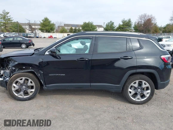 2021 Jeep Compass Limited with VIN 3C4NJDCB0MT534437, listed as a IAAI auction lot 41847006 with 38,782 mi miles and . Bid and sale history available at carsss.com. Image 13.