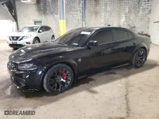 2021 Dodge Charger SRT Hellcat Redeye Widebody with VIN 2C3CDXL92MH601923, listed as a Copart auction lot 55173074 with 11,934 mi miles and Salvage Title. Bid and sale history available at carsss.com. Image 1.