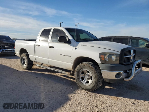 2007 Dodge 1500 ST with VIN 1D7HU18P17J510799, listed as a Copart auction lot 86441554 with 279,519 mi miles and Salvage Title. Bid and sale history available at DreamBid. Image 4.