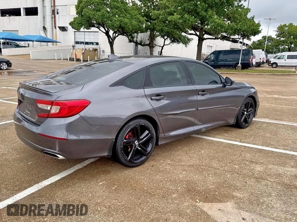 2020 Honda Accord Sport with VIN 1HGCV1F30LA013322, listed as a Copart auction lot 65007465 with 46,800 mi miles and Clean title. Bid and sale history available at DreamBid. Image 4.