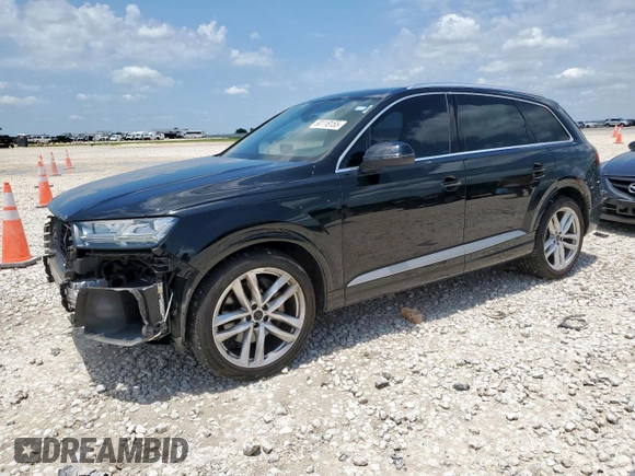 2017 Audi Q7 Prestige with VIN WA1VAAF79HD020632, listed as a Copart auction lot 60118155 with 144,250 mi miles and Salvage title. Bid and sale history available at DreamBid. Image 1.