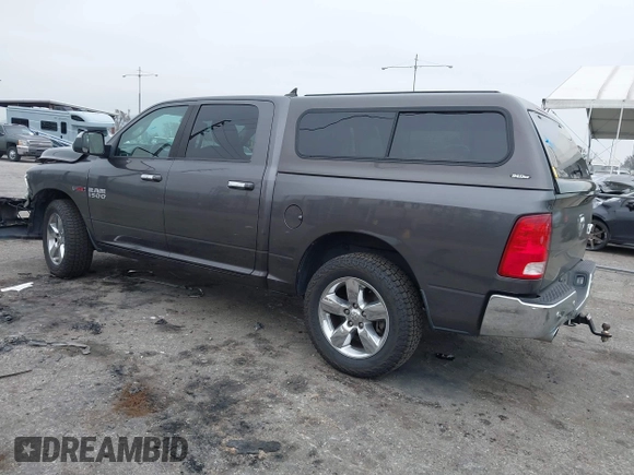 2016 Ram 1500 Big Horn with VIN 1C6RR6LM3GS233861, listed as a IAAI auction lot 41890394 with 61,637 mi miles. Bid and sale history available at carsss.com. Image 3.