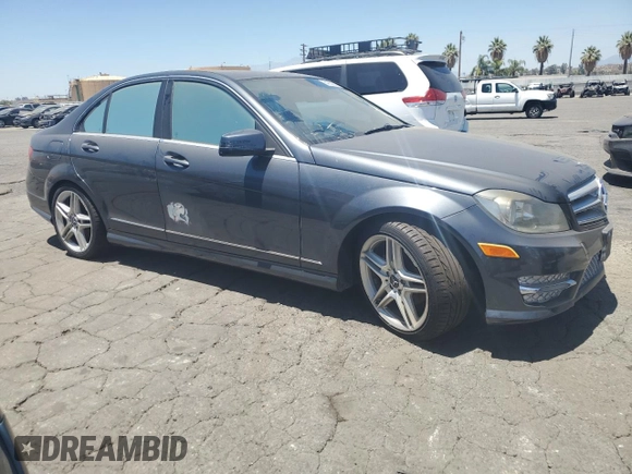 2013 Mercedes-Benz C 250 Sport with VIN WDDGF4HB1DA766142, listed as a Copart auction lot 64350285 with 167,467 mi miles and Clean title. Bid and sale history available at DreamBid. Image 4.