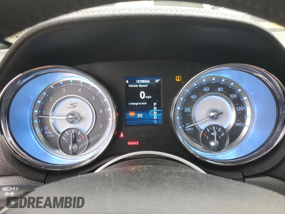 2014 Chrysler 300 with VIN 2C3CCABG7EH222370, listed as a Copart auction lot 46653055 with 121,983 mi miles and Salvage Title. Bid and sale history available at carsss.com. Image 9.