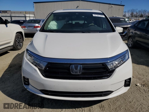 2021 Honda Odyssey EX-L with VIN 5FNRL6H73MB012878, listed as a Copart auction lot 47391225 with 67,843 mi miles and Salvage Title. Bid and sale history available at DreamBid. Image 5.