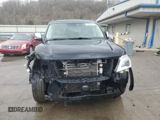 2020 Nissan Armada SL with VIN JN8AY2NC6L9617290, listed as a Copart auction lot 49095875 with 75,322 mi miles and Salvage Title. Bid and sale history available at carsss.com. Image 5.