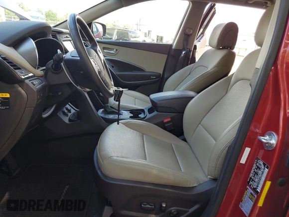 2017 Hyundai Santa Fe 2.4L with VIN 5XYZU3LB5HG411281, listed as a Copart auction lot 61428215 with 51,423 mi miles and Salvage title. Bid and sale history available at DreamBid. Image 7.