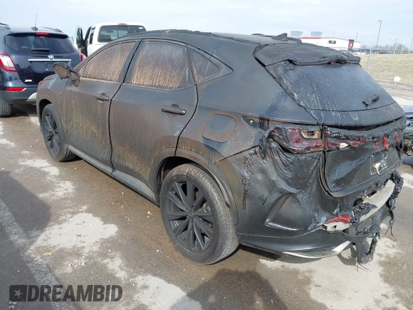 2024 Lexus NX with VIN 2T2KGCEZXRC059679, listed as a IAAI auction lot 41696350 with 5,311 mi miles. Bid and sale history available at carsss.com. Image 3.