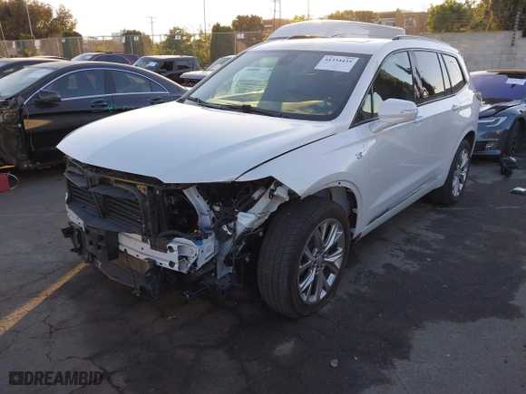 2020 Cadillac XT6 AWD Sport with VIN 1GYKPGRS3LZ197788, listed as a IAAI auction lot 41334435 with 108,688 mi miles. Bid and sale history available at carsss.com. Image 18.