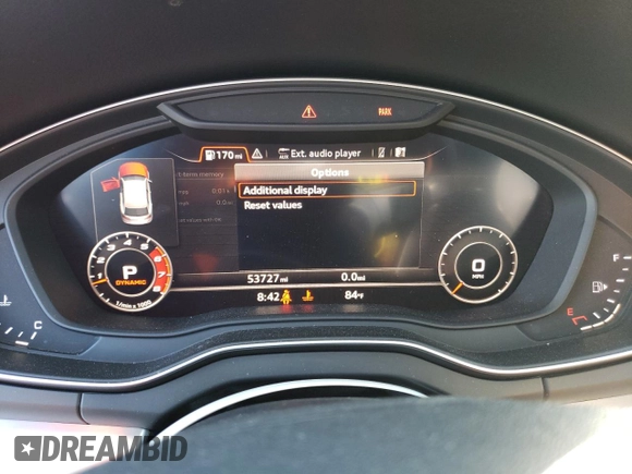 2018 Audi SQ5 Premium Plus with VIN WA1A4AFY0J2007915, listed as a Copart auction lot 61176533 with 53,727 mi miles and . Bid and sale history available at DreamBid. Image 9.