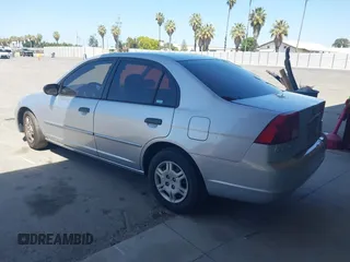 2001 Honda Civic LX with VIN 2HGES15541H585531, listed as a IAAI auction lot 42084501 with 229,328 mi miles. Bid and sale history available at carsss.com. Image 3.