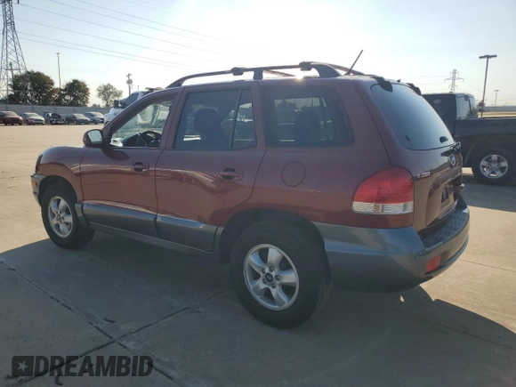 2005 Hyundai Santa Fe GLS with VIN KM8SC13D25U919692, listed as a Copart auction lot 76765954 with 164,644 mi miles and Clean Title. Bid and sale history available at carsss.com. Image 2.