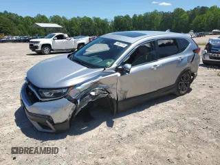 2020 Honda CR-V EX-L z VIN 2HKRW1H8XLH410642, wystawiony jako Copart lot #55867715 z przebiegiem 98 503 mil mil oraz Szkoda całkowita • Salvage title. Historia ofert i sprzedaży dostępna na DreamBid. Obrazek 1.