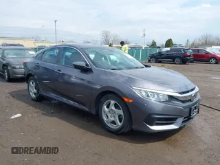 2016 Honda Civic Sedan LX with VIN 19XFC2F57GE218258, listed as a IAAI auction lot 41900810 with 53,116 mi miles. Bid and sale history available at carsss.com. Image 1.