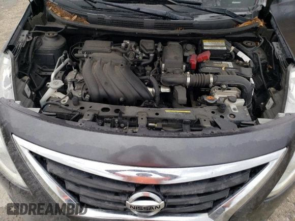 2015 Nissan Versa SV with VIN 3N1CN7AP0FL879386, listed as a Copart auction lot 57964685 with 119,321 mi miles and Salvage title. Bid and sale history available at DreamBid. Image 11.