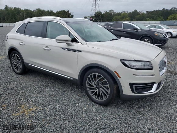 2019 Lincoln Nautilus Reserve with VIN 2LMPJ6LP3KBL60971, listed as a Copart auction lot 74008614 with 41,072 mi miles and Non Repairable. Bid and sale history available at carsss.com. Image 4.