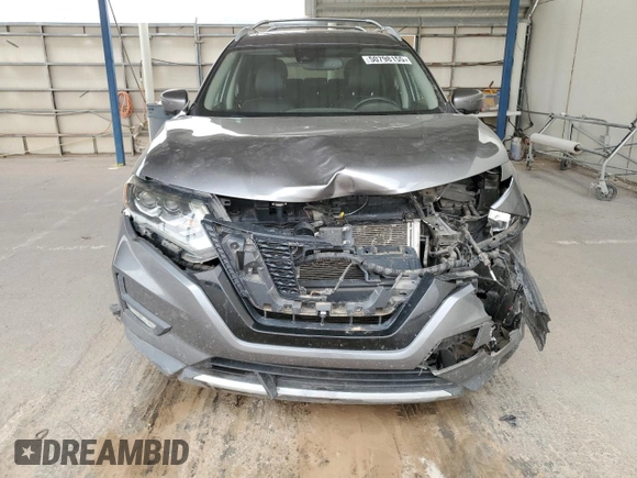 2017 Nissan Rogue SV with VIN 5N1AT2MT2HC871757, listed as a Copart auction lot 50798155 with 103,458 mi miles and Salvage Title. Bid and sale history available at carsss.com. Image 5.