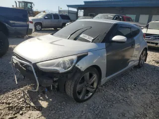 2015 Hyundai Veloster Turbo with VIN KMHTC6AE4FU221891, listed as a Copart auction lot 58857565 with 144,671 mi miles and Salvage title. Bid and sale history available at DreamBid. Image 1.