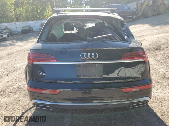 2023 Audi Q5 S line Premium Plus with VIN WA1EAAFY7P2023256, listed as a Copart auction lot 70294344 with 0 mi miles and Salvage Title. Bid and sale history available at carsss.com. Image 6.