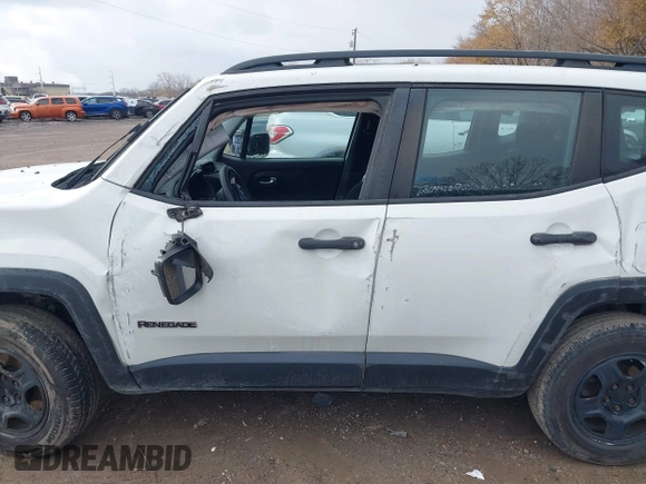 2015 Jeep Renegade Sport with VIN ZACCJBATXFPC42229, listed as a IAAI auction lot 40938824 with 136,649 mi miles and . Bid and sale history available at DreamBid. Image 14.
