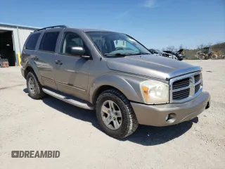 2005 Dodge Durango Limited with VIN 1D8HB58D65F615577, listed as a Copart auction lot 54408425 with 143,011 mi miles and Salvage Title. Bid and sale history available at DreamBid. Image 4.