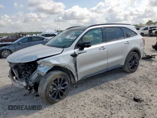 2022 Kia Sorento SX Prestige with VIN 5XYRK4LF0NG097856, listed as a Copart auction lot 58334105 with 52,104 mi miles and Salvage title. Bid and sale history available at DreamBid. Image 1.