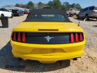 2017 Ford Mustang V6 with VIN 1FATP8EM4H5323989, listed as a Copart auction lot 46822225 with 145,080 mi miles and Salvage Title. Bid and sale history available at carsss.com. Image 6.