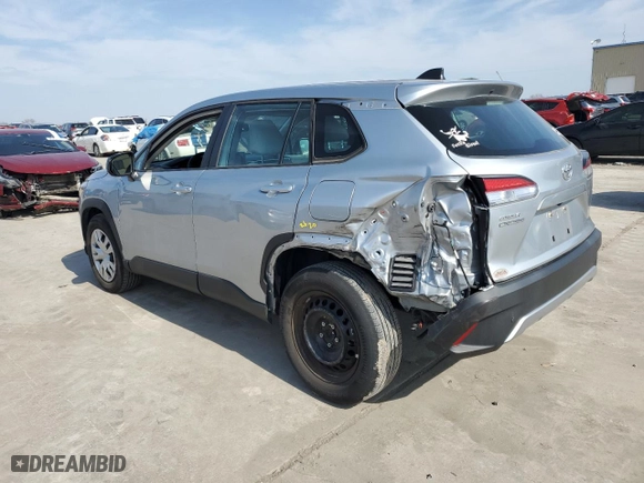 2022 Toyota Corolla Cross L with VIN 7MUAAAAG3NV012527, listed as a Copart auction lot 44458285 with 27,792 mi miles and Salvage Title. Bid and sale history available at carsss.com. Image 2.