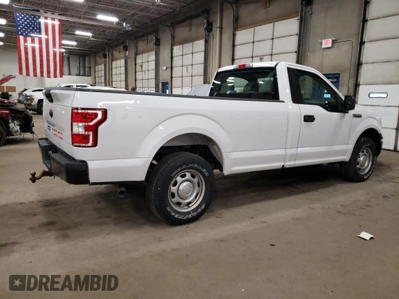 2020 Ford F-150 XL z VIN 1FTMF1EB3LKD22043, wystawiony jako Copart lot #85072684 z przebiegiem Nie podano mil oraz Szkoda całkowita • Salvage title. Historia ofert i sprzedaży dostępna na DreamBid. Obrazek 3.