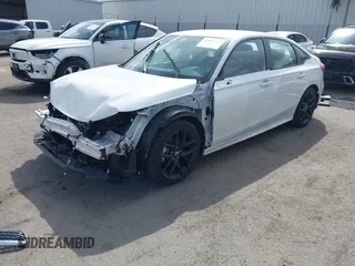 2025 Honda Civic Sport with VIN 2HGFE2F53SH547032, listed as a IAAI auction lot 41894215 with 6,438 mi miles and . Bid and sale history available at DreamBid. Image 2.