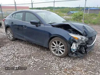 2017 Mazda 3 Touring z VIN 3MZBN1V70HM112308, wystawiony jako IAAI lot #42254284 z przebiegiem 47 529 mil mil oraz . Historia ofert i sprzedaży dostępna na DreamBid. Obrazek 1.
