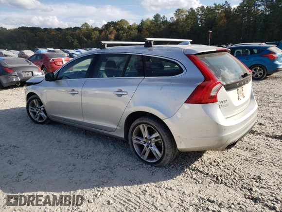 2015 Volvo V60 T5 Drive-E Premier with VIN YV140MEK9F1267816, listed as a Copart auction lot 78846214 with 93,380 mi miles and Salvage Title. Bid and sale history available at carsss.com. Image 2.