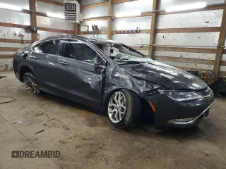2016 Chrysler 200 C with VIN 1C3CCCEG3GN148155, listed as a Copart auction lot 45572735 with 0 mi miles and Non Repairable. Bid and sale history available at carsss.com. Image 4.