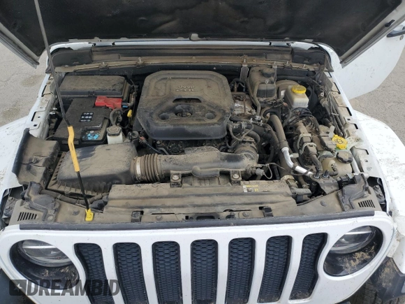 2020 Jeep Wrangler Unlimited Sahara with VIN 1C4HJXEN6LW254035, listed as a Copart auction lot 48900275 with 69,368 mi miles and Salvage Title. Bid and sale history available at carsss.com. Image 11.