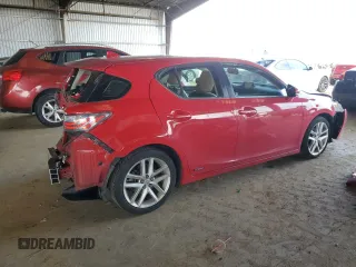 2014 Lexus CT 200h with VIN JTHKD5BH3E2178251, listed as a Copart auction lot 50968935 with 123,738 mi miles and Salvage Title. Bid and sale history available at DreamBid. Image 3.
